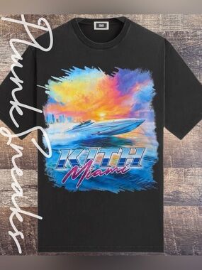 KITH Miami Speed Boat Vintage Tee • Store Exclusive • 2026